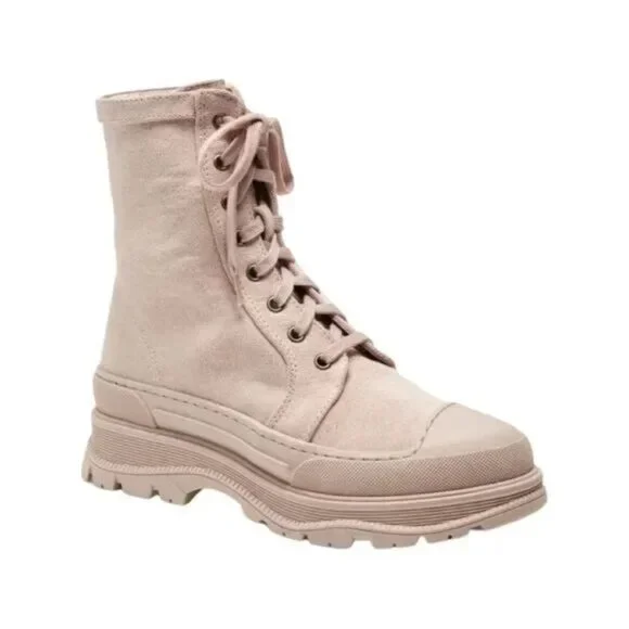 Free People Campout Canvas Lace-up Boot Size 41 (worn 1x) - Picture 10 of 10
